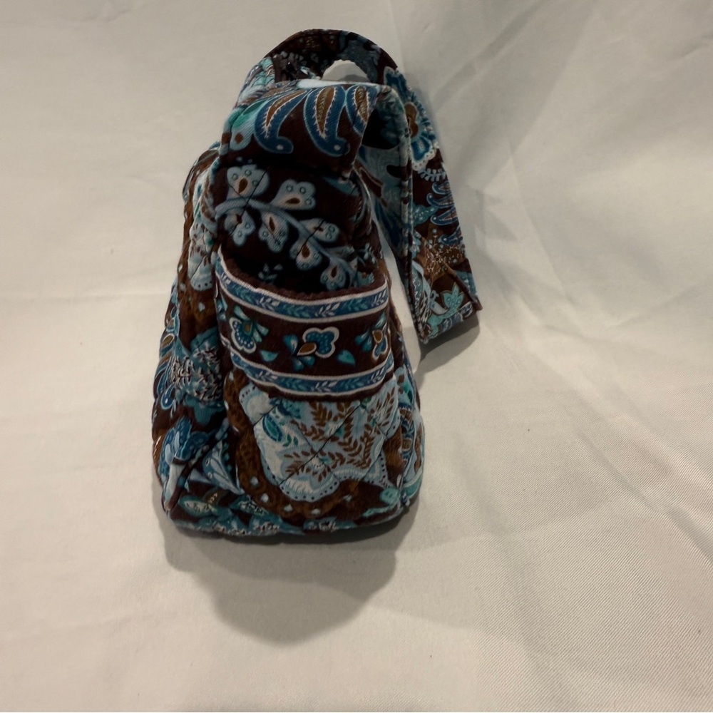 Vera Bradley Maggie Small Tote Shoulder Bag Retired Java Blue Pattern - Picture 4 of 7